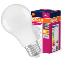 Żarówka LED A60 E27 8W = 60W 806lm 2700K Ciepła 150° VALUE CLASSIC Osram