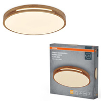 Plafon LED Lampa Sufitowa Natynkowa 36W 2500lm 3000K Ciepła 120° Brązowa Ściemnialna Orbis Woodburry Osram