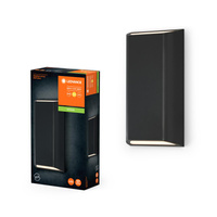 Lampa Ogrodowa Zewnętrzna Kinkiet Elewacyjny LED 7.5W 340lm 3000K IP65 Szary Endura Ledvance