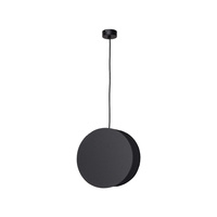 Lampa Sufitowa Wisząca E27 Czarna Drewno Nowoczesna WHEEL 9033 Nowodvorski
