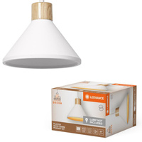 Lampa Sufitowa Wisząca Dekoracyjna E27 Zwis Biały Brązowy Decor Ledvance