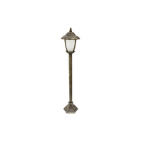 Lampa Ogrodowa Słupek Zewnętrzny Stojący E27 IP43 105cm Złoty Klasyczny Madrid Rabalux