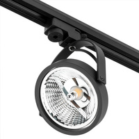 Reflektor szynowy Lampa sufitowa LEON ES111 Ruchomy czarny