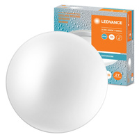 Plafon LED Lampa Sufitowa Natynkowa 24W 1800lm 4000K Neutralna IP44 Biały z Czujnikiem Dźwięku Ceiling Ledvance