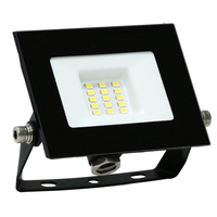 Naświetlacz LED 10W 900lm 4000K Neutralna 120° Czarna IP65 Sanico Goldlux