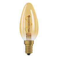 Żarówka LED B35 Vintage E14 1.8W 30lm 2200K Ciepła 320° Bursztynowa Filament Vintage 1906 Osram