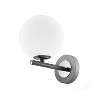 Kinkiet Ścienny Lampa Natynkowa G9 Szara Globe Elegance Kobi