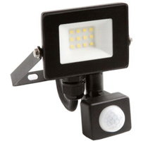 Naświetlacz LED 10W 900lm 6500K IP65 Czarny z czujnikiem ruchu