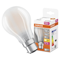 Żarówka LED A60 B22d 7W = 60W 806lm 2700K Ciepła 300° Ściemnialna Retrofit Filament CLASSIC Osram