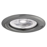 Oprawa sufitowa podtynkowa ARGUS II GU10/GU5.3 Okrągła Grafitowa KANLUX