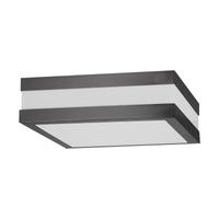 Lampa Sufitowa Ogrodowa Zewnętrzna 2x E27 IP44 Antracyt Nowoczesny Stuttgart Rabalux
