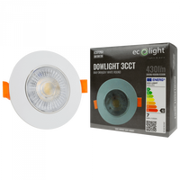 Oprawa Podtynkowa Wpuszczana LED 3W / 5W / 7W CCT Biała Okrągła DOWNLIGHT Ecolight