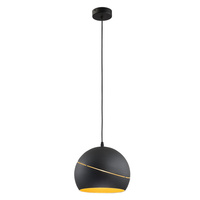 Lampa Sufitowa Wisząca YODA BLACK ORBIT Zwis Czarno-Złota Klasyczna E27 2085 TK Lighting