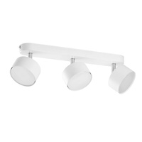 Lampa Sufitowa Natynkowa CLARK WHITE Spot Listwa Biały Chrom Nowoczesna 3xGX53 3396 TK Lighting