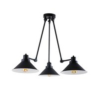 Lampa Sufitowa 3x E27 Czarna Industrialna TECHNO 9142 Nowodvorski