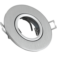 Oprawa Sufitowa Ruchoma Okrągła Podtynkowa WEST OPAL Srebrna GOLDLUX (Polux)