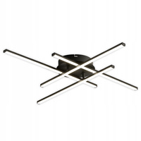 Lampa sufitowa geometryczna PLAFON LED żyrandol MODENA GRANDO 34W 4000K czarny