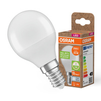 Żarówka LED P45 Kulka E14 3.3W = 25W 250lm 4000K Neutralna 200° PCR LAMPS Osram