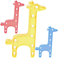 Lampka nocna Dziecięca Dekoracyjna żyrafa na baterie 2x AA 1,5V 9x LED MILAGRO EKD6257