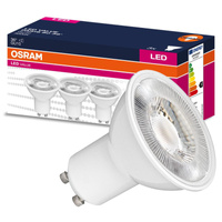 3x Żarówka LED PAR16 Reflektor GU10 6.9W = 80W 575lm 3000K Ciepła 36° VALUE Osram