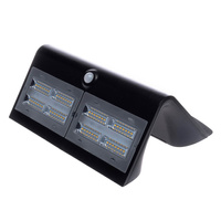 Lampa Ogrodowa Solarna Kinkiet Elewacyjny BUTTERFLY LED IP65 6,8W 4000K Czujnik Czarna Eko-Light
