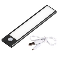 Lampka Podszafkowa LED Listwa Meblowa 1W 4500K 20cm z Czujnikiem Ruchu Czarna