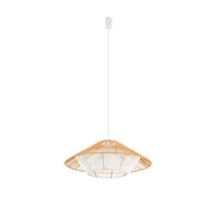 Lampa Sufitowa Wisząca E27 Biała Skandynawska JAPANDI M 11157 Nowodvorski