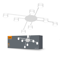 Lampa Sufitowa Żyrandol 8x GX53 LED Biała Nowoczesna Videx