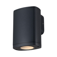 Kinkiet Ogrodowy Lampa Elewacyjna Zewnętrzna GU10 IP54 Natynkowa Czarna ZEVI Kanlux