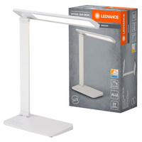 Lampa Stołowa Biurkowa LED 7W 528lm CCT Ściemnialna Biały Office Line Ledvance
