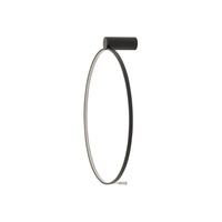 Lampa Sufitowa LED 18W 560lm 3000K Ciepła Czarna Nowoczesna CIRCOLO LED S 10928 Nowodvorski