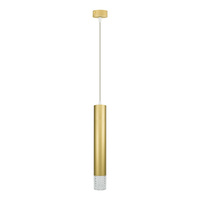 Lampa Wisząca Sufitowa TUBI Złota 1xGU10 Milagro