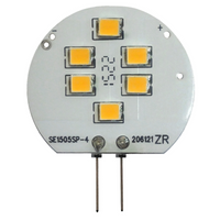 Żarówka LED G4 1.5W 120lm 3000K Ciepła 12V Płaska Sanico Goldlux