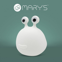 Lampka Nocna Dziecięca LED 0.6W 2800K Ciepła USB Akumulatorowa 1200mAh Biała ŚLIMAK MARY'S