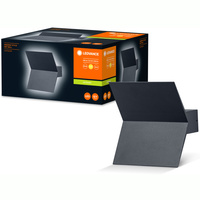 Lampa Ogrodowa Zewnętrzna Kinkiet Elewacyjny LED  9.5W 580lm 3000K IP44 Szary Endura Ledvance