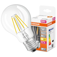 Żarówka LED A60 E27 4.8W = 40W 470lm 2700K Ciepła 320° Ściemnialna Retrofit Filament CLASSIC Osram