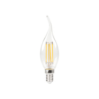 Żarówka LED E14 Edison C35 3.4W = 40W 470lm 2700K Ciepła Przezroczysta XLED Filament Kanlux