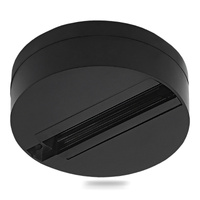 Adapter Baza do Montażu Lamp Szynowych Reflektorów Jednofazowych Czarny LUMILED