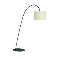 Lampa Podłogowa Stojąca E27 Ecru Czarna Nowoczesna 3457 ALICE L Nowodvorski
