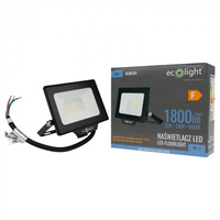 Naświetlacz LED Lampa Reflektor 20W 1800lm 6500K Zimna IP65 NL-1 Ecolight
