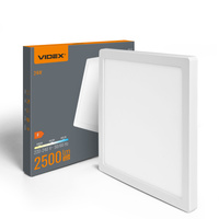 Plafon LED Lampa Sufitowa 24W 2500lm CCT 140° Kwadratowa Natynkowa Biała Videx