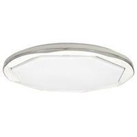 Plafon natynkowy OPTIMA 52W LED Geometryczna Forma ML6400 Milagro Tworzywo Sztuczne + Metal