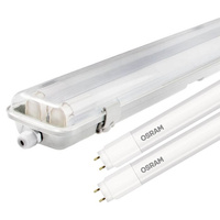 Zestaw Oprawa Hermetyczna 2x120 + 2x Świetlówka LED OSRAM 16W 4000K