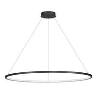 Lampa Wisząca Sufitowa Saturno Czarna 65W LED Milagro
