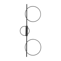Lampa Sufitowa LED 33W 1100lm 3000K Ciepła Czarna Nowoczesna CIRCOLO LED 10816 Nowodvorski