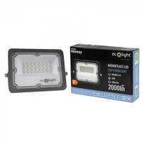 Naświetlacz LED Lampa Reflektor 20W 2000lm 6500K Zimna IP65 Premium Line Ecolight