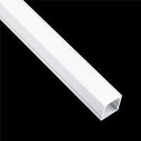 Profil Aluminiowy Anodowany do LED KM38 Srebrny Natynkowy 1m + Przesłona mleczna + Zaślepki