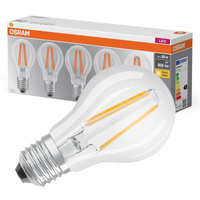 5x Żarówka LED A60 E27 6.5W = 60W 806lm 2700K Ciepła 300° BASE Osram