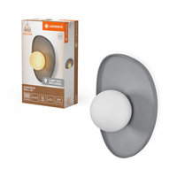 Lampa Ścienna Dekoracyjna Kinkiet Oprawa Natynkowa G9 Szary Decor Ledvance