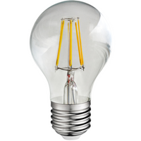 Żarówka LED E27 A60 4W = 40W 450lm 3000K Ciepła 360° Filament GOLDLUX (Polux)